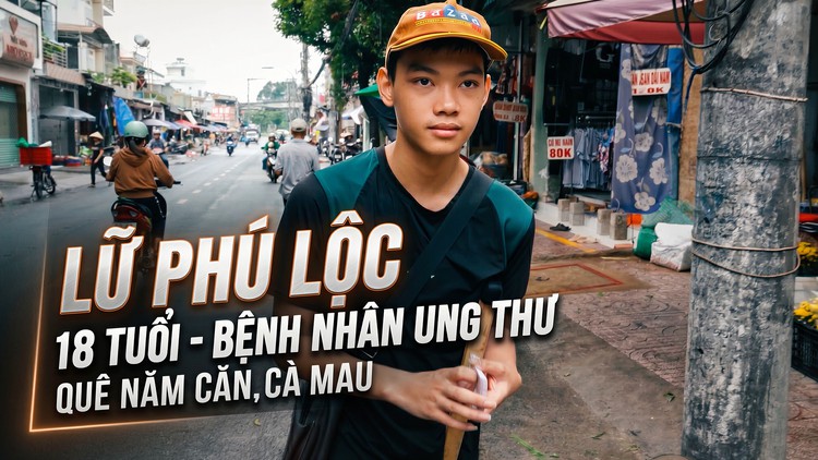 'Chú lính chì' nghị lực: bán vé số để tiếp tục chữa ung thư và lo cho các em