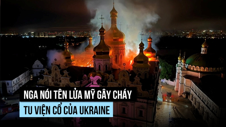 Nga nói tên lửa Patriot làm cháy tu viện cổ của Ukraine