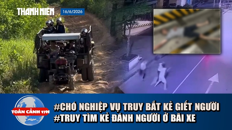 Toàn cảnh 17h: Dùng chó nghiệp vụ truy bắt nghi phạm giết người | Truy tìm kẻ hành hung người ở hầm xe