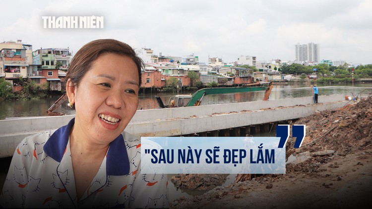 Sau gần 1 năm khởi công, bờ Bắc kênh Đôi đang thay đổi theo cách ít ai ngờ tới