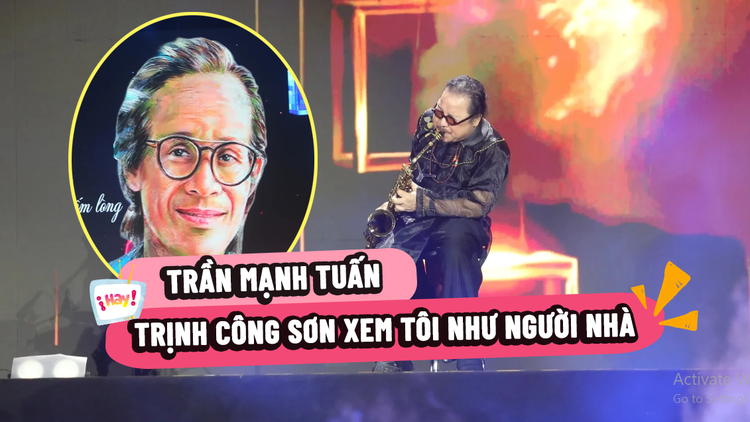 Nghệ sĩ saxophone Trần Mạnh Tuấn tưởng nhớ nhạc sĩ Trịnh Công Sơn