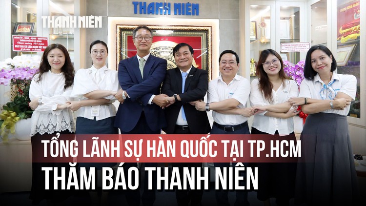 Tổng lãnh sự Hàn Quốc tại TP.HCM thăm Báo Thanh Niên