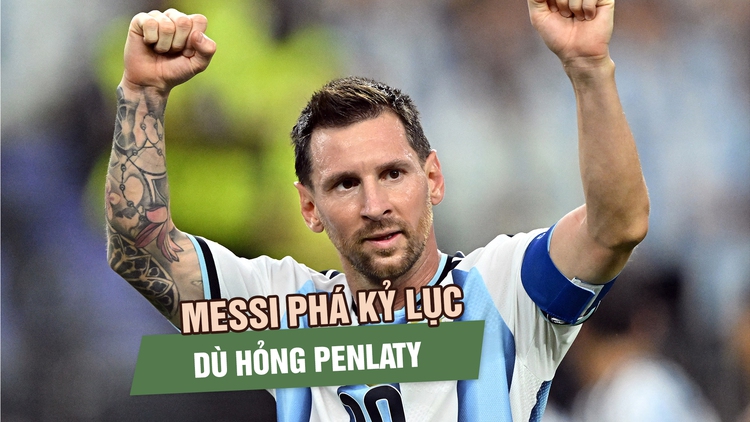 Messi lại làm điều không tưởng ở tuổi 39: Phá kỷ lục World Cup dù hỏng penalty