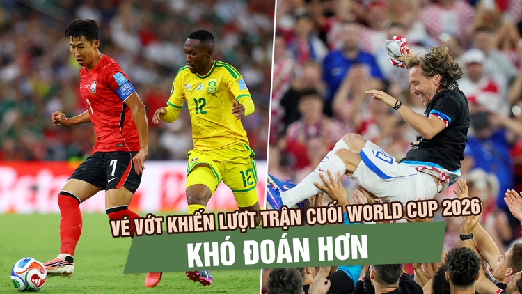 Vé vớt khiến lượt trận cuối World Cup 2026 khó đoán hơn