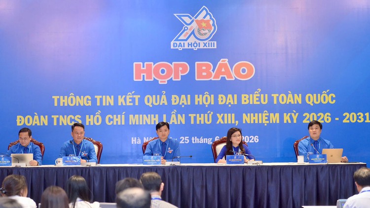 Họp báo thông tin kết quả Đại hội Đoàn toàn quốc lần thứ XIII
