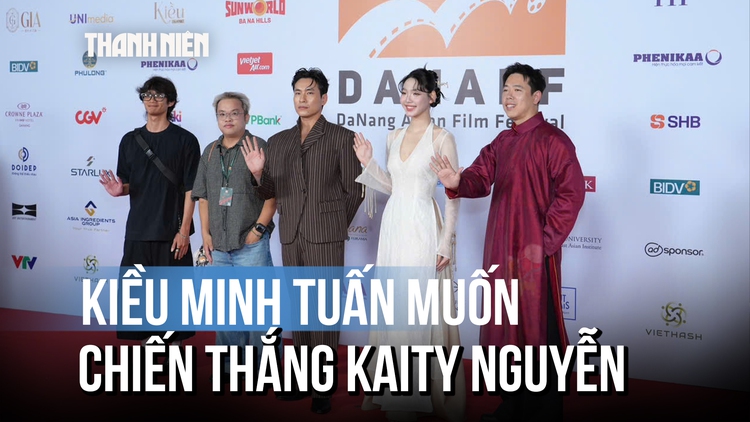 Thảm đỏ DANAFF IV: Nghệ sĩ hội tụ, Kiều Minh Tuấn 'tuyên chiến' với Kaity Nguyễn