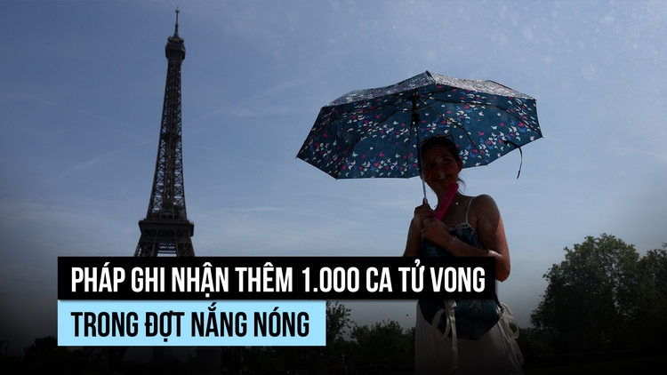 Số tử vong tăng mạnh, bệnh viện bận rộn trong đợt nắng nóng ở Pháp