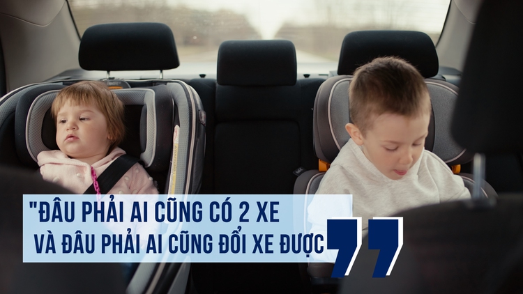 Nhà đông con đi xe 5 chỗ, lắp ghế an toàn trẻ em thế nào?