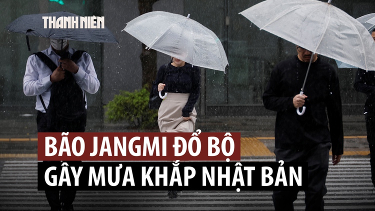 Nhiều nơi ở Nhật Bản phải sơ tán khẩn vì bão Jangmi