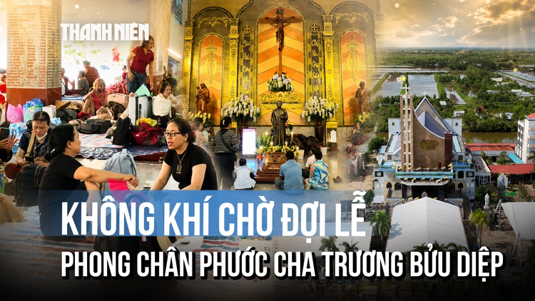 Giáo dân khắp nơi đổ về Tắc Sậy, háo hức chờ lễ phong chân phước Cha Trương Bửu Diệp