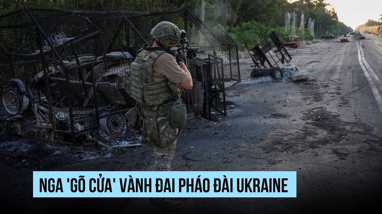 Nga công phá chốt chặn 'vành đai pháo đài' miền đông Ukraine