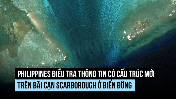 Philippines điều tra thông tin liên quan bãi cạn Scarborough ở Biển Đông