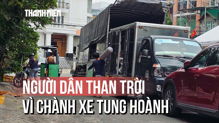 Chành xe lấn chiếm khu dân cư: Công viên thành kho, đường thành bãi đỗ xe