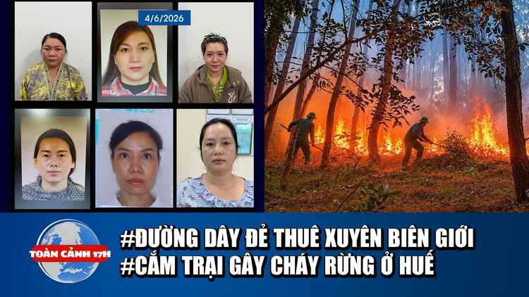 Toàn cảnh 17h: Vén màn bà trùm đường dây đẻ thuê xuyên biên giới | Nhóm cắm trại gây cháy rừng ở Huế