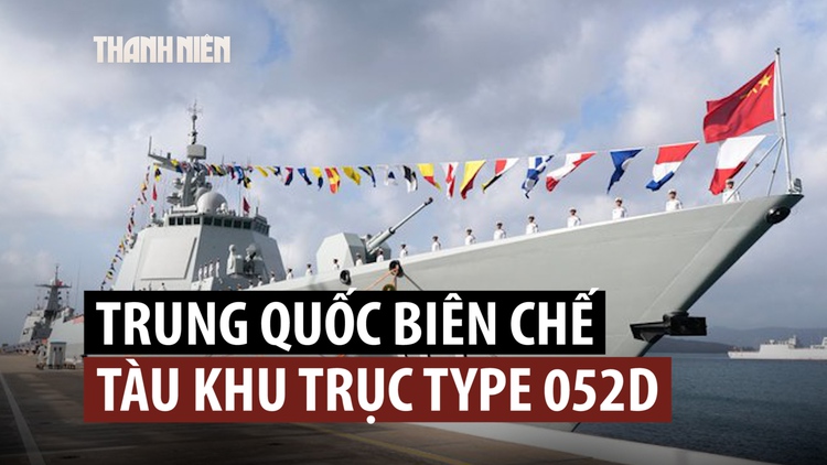 Trung Quốc bổ sung khu trục hạm nhanh gấp đôi Mỹ