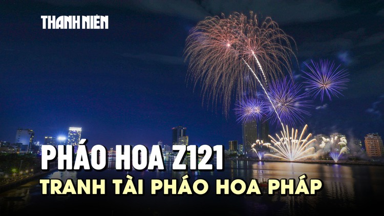DIFF 2026: Pháo hoa Z121 'vẽ' cây cọ trên bầu trời Đà Nẵng
