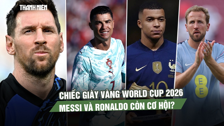 Cuộc đua Chiếc giày vàng World Cup 2026: Mbappe dẫn đầu, Messi và Ronaldo còn cơ hội?