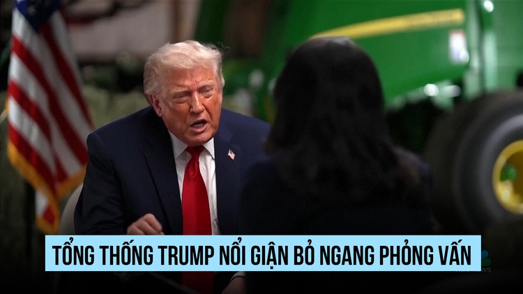 Ông Trump bỏ ngang phỏng vấn sau khi nhắc lại cáo buộc gian lận bầu cử