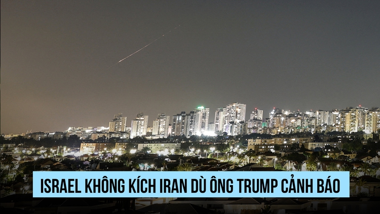 Israel không kích trả đũa Iran dù ông Trump cảnh báo