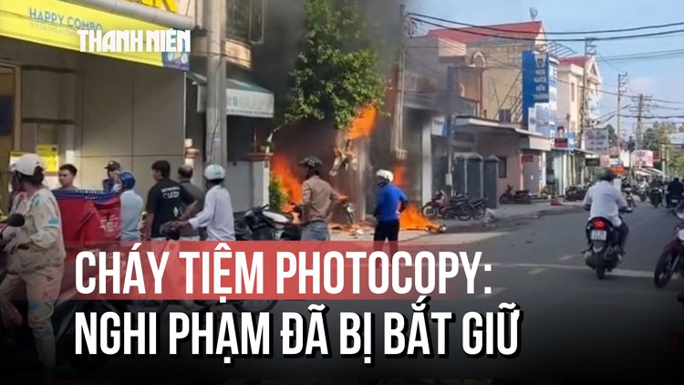 Nghi án phóng hỏa tiệm photocopy trên Quốc lộ 57B: Nghi phạm đã bị bắt giữ