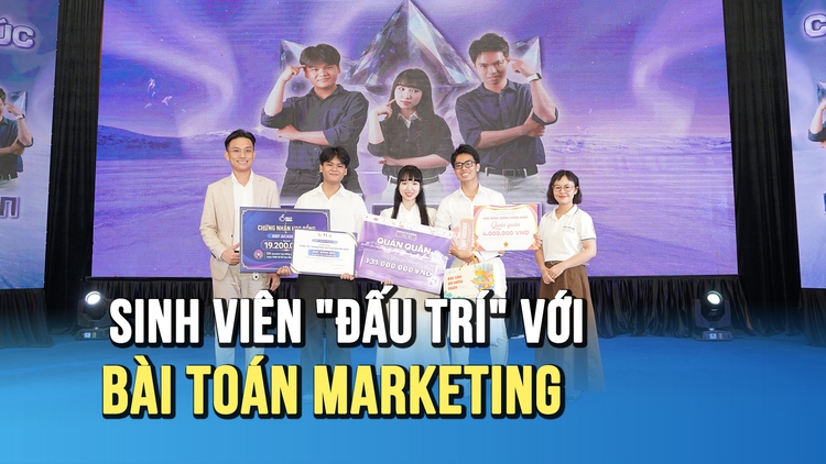 Sinh viên miền Trung tranh tài marketing: 'Đấu trí' với bài toán thật từ doanh nghiệp
