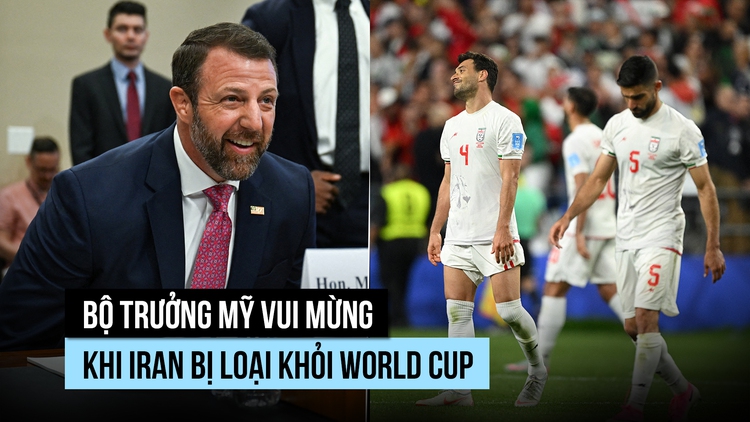 Bộ trưởng Mỹ 'nhảy điệu mừng' khi Iran bị loại khỏi World Cup