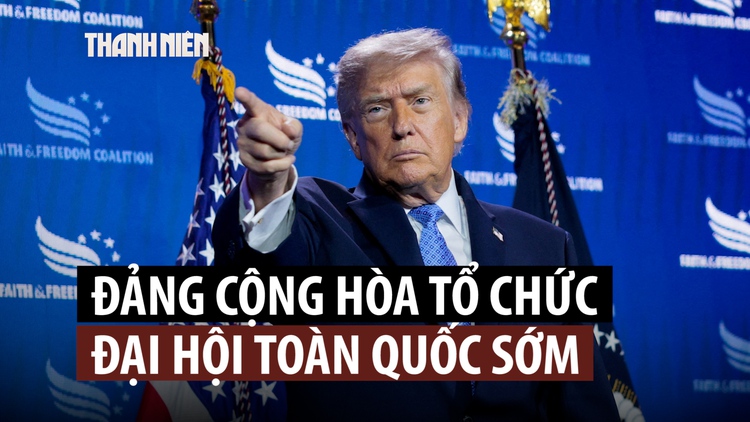 Ông Trump thông báo đại hội toàn quốc bất thường của đảng Cộng hòa