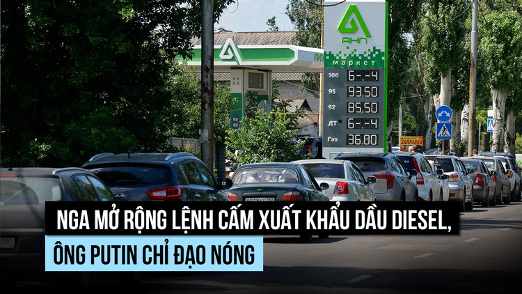 Nga thừa nhận tình hình nhiên liệu 'thách thức', ông Putin chỉ đạo không ôm hàng