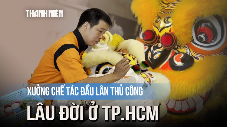 Khám phá xưởng chế tác đầu lân thủ công lâu đời ở TP.HCM