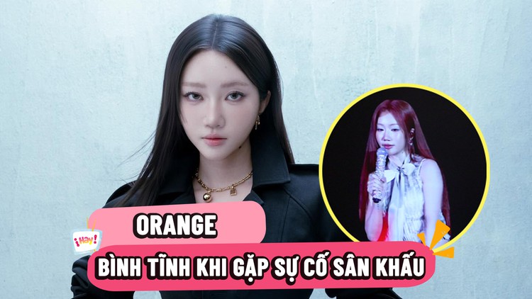 Sân khấu gặp sự cố, 'Em xinh' Orange hát chay 'chữa cháy' 