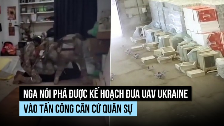 Nga nói phá được âm mưu 'ngựa thành Troy' tập kích UAV của Ukraine