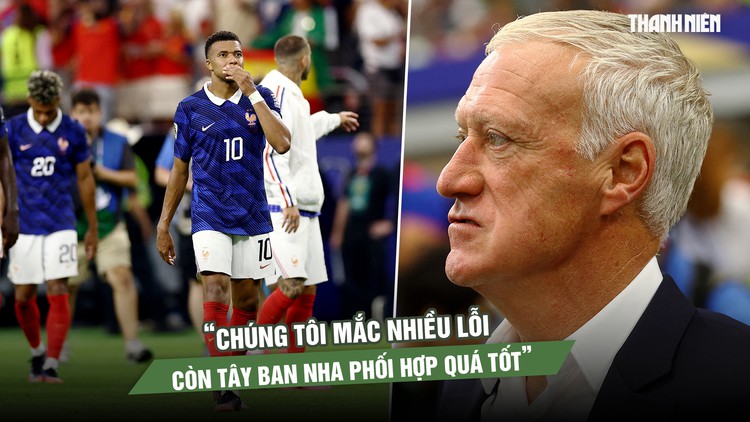 HLV Deschamps trách Pháp mắc nhiều lỗi: 'Chúng tôi thi đấu dưới phong độ'