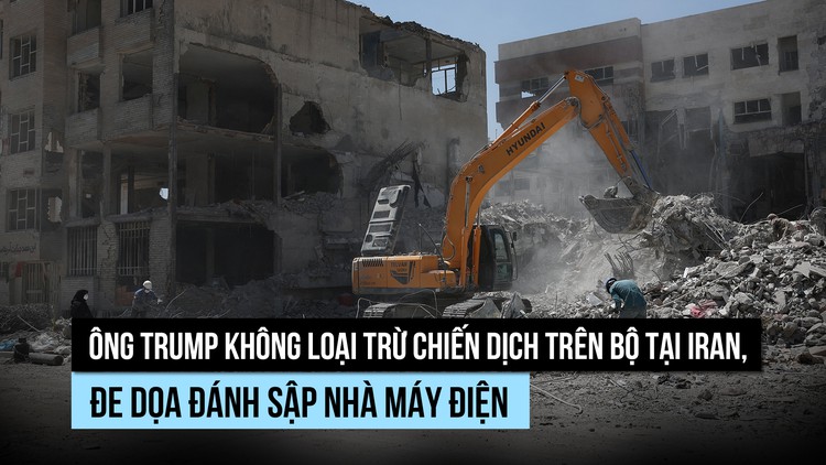 Ông Trump không loại trừ chiến dịch trên bộ, chiếm giữ đảo của Iran