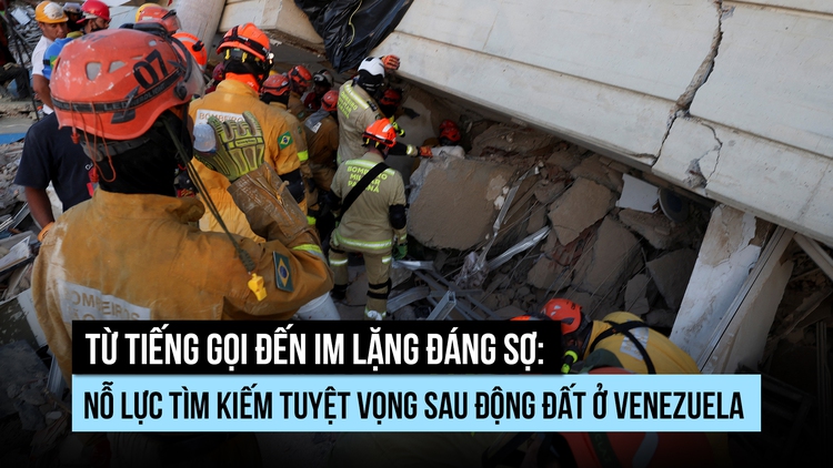Từ tiếng gọi đến lặng im: Nỗ lực tìm kiếm tuyệt vọng sau động đất ở Venezuela