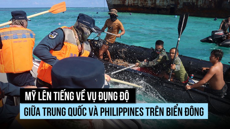 Trung Quốc, Philippines đụng độ trên Biển Đông, Mỹ lên tiếng