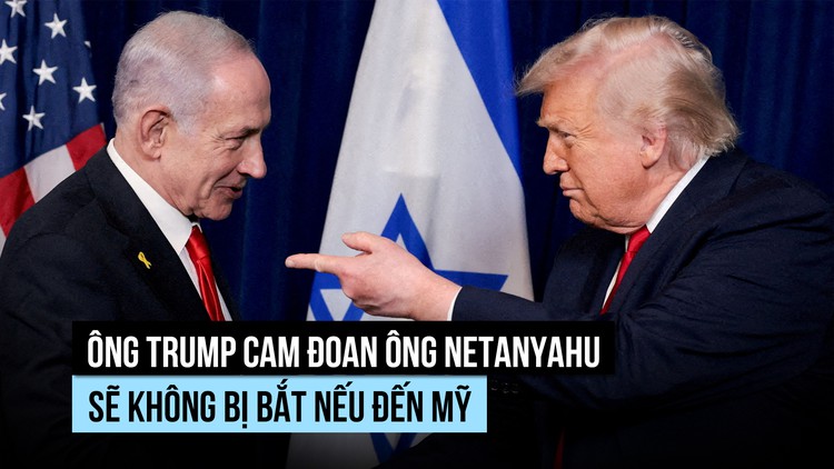 Ông Trump khẳng định sẽ không bắt Thủ tướng Israel theo lệnh ICC
