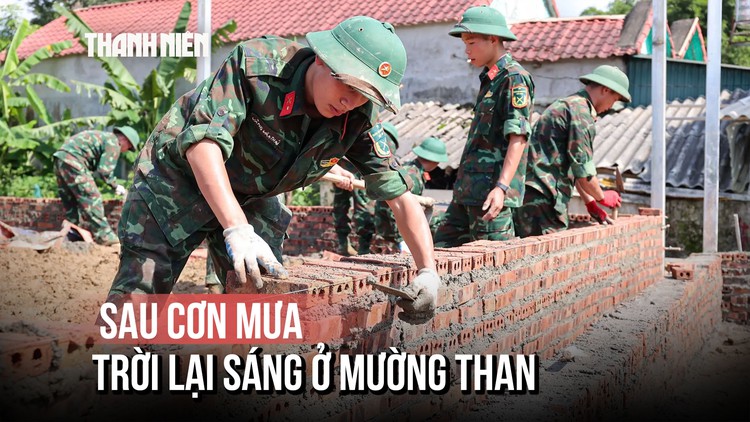 Mường Than hồi sinh sau lũ: Những móng nhà đầu tiên được dựng lên