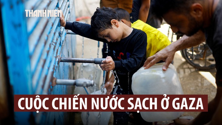 Khủng hoảng y tế trầm trọng ở Gaza qua hành trình tìm nước sạch hằng ngày