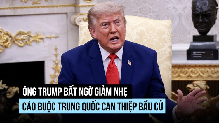 Ông Trump giảm nhẹ cáo buộc Trung Quốc can thiệp bầu cử