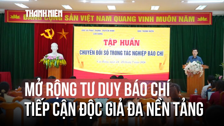Báo Thanh Niên tập huấn chuyển đổi số và tác nghiệp đa nền tảng tại Cao Bằng