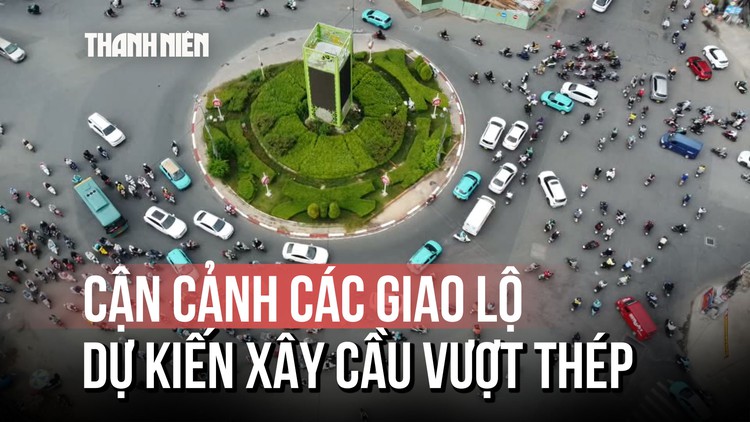[Flycam] Các giao lộ dự kiến xây cầu vượt thép tại TP.HCM