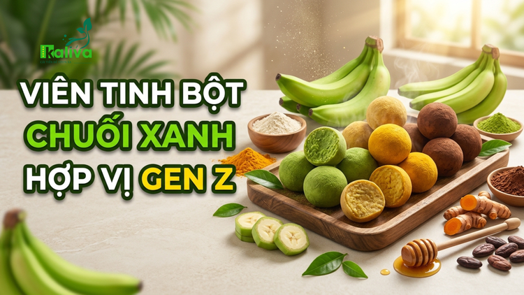 Cùng sống xanh số 158: Biến bột chuối xanh thành viên bột thảo dược làm genZ khoái khẩu