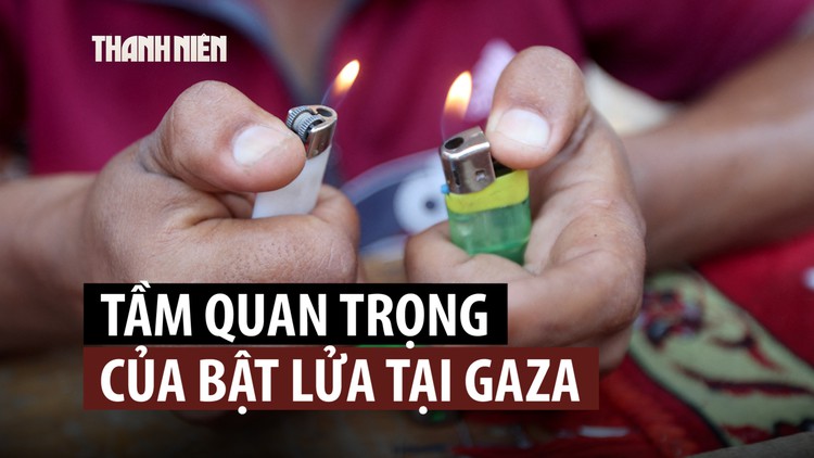 Chiếc bật lửa bé mọn kể câu chuyện thảm họa nhân đạo ở Gaza