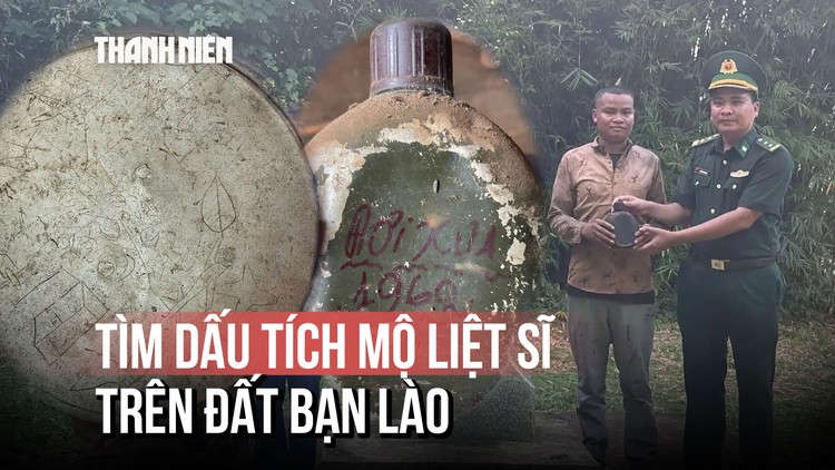 Xác minh mộ liệt sĩ tập thể của bộ đội Việt Nam trên đất Lào