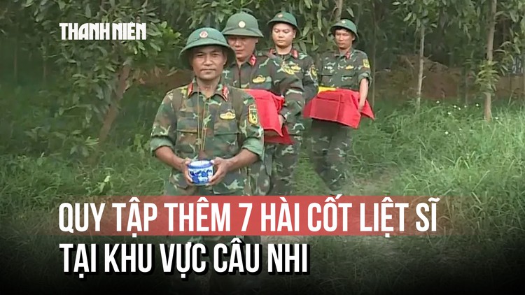 Quảng Trị: Tìm kiếm, quy tập thêm 7 hài cốt liệt sĩ tại khu vực Câu Nhi