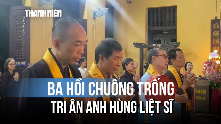 Các tự viện cử ba hồi chuông, trống Bát nhã tri ân liệt sĩ