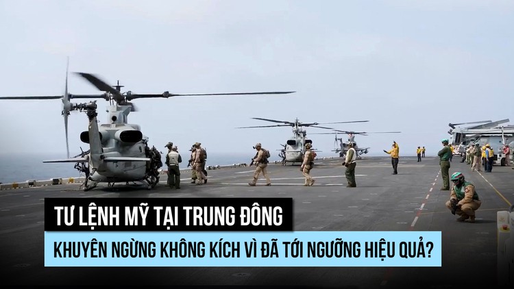 Tư lệnh Mỹ nói gì để khuyên ông Trump ngừng không kích Iran?