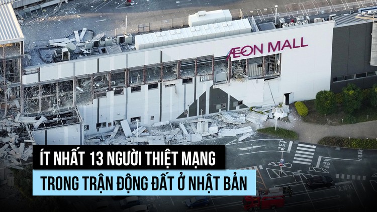 Ít nhất 13 người thiệt mạng trong trận động đất ở Nhật Bản