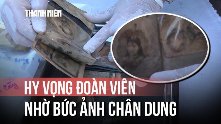 Quảng Ngãi: Phát hiện 2 ảnh chân dung trong di vật liệt sĩ