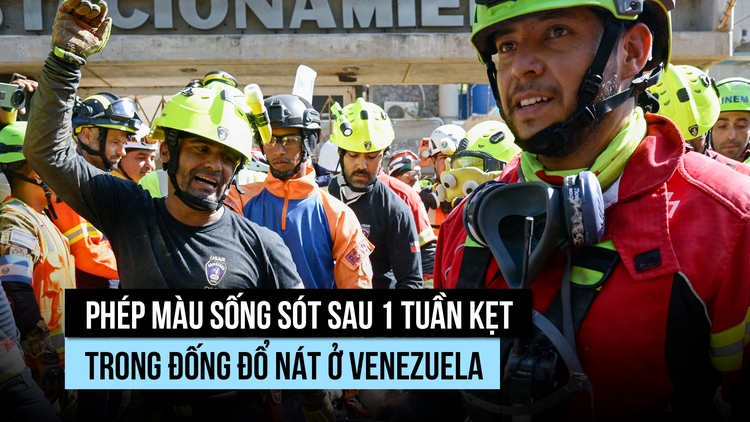 Sống sót qua 8 ngày kẹt dưới gạch vụn sau động đất Venezuela